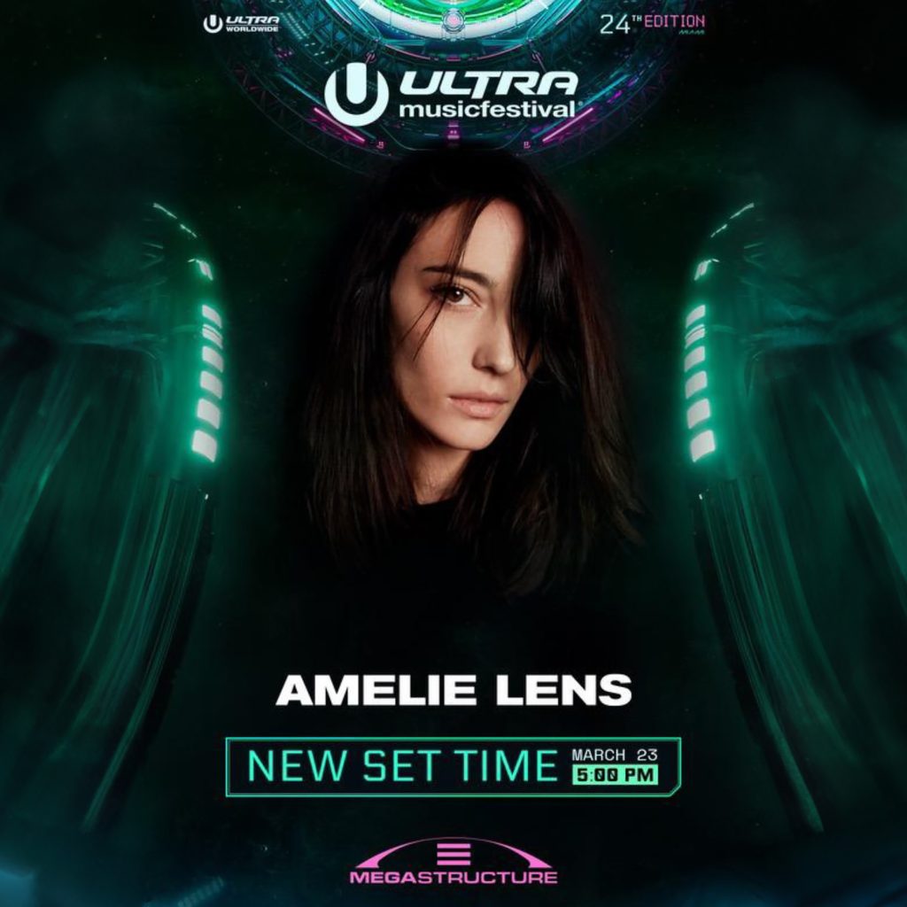 Techno DJ Mix Amelie Lens Ultra Music Festival Miami 2024