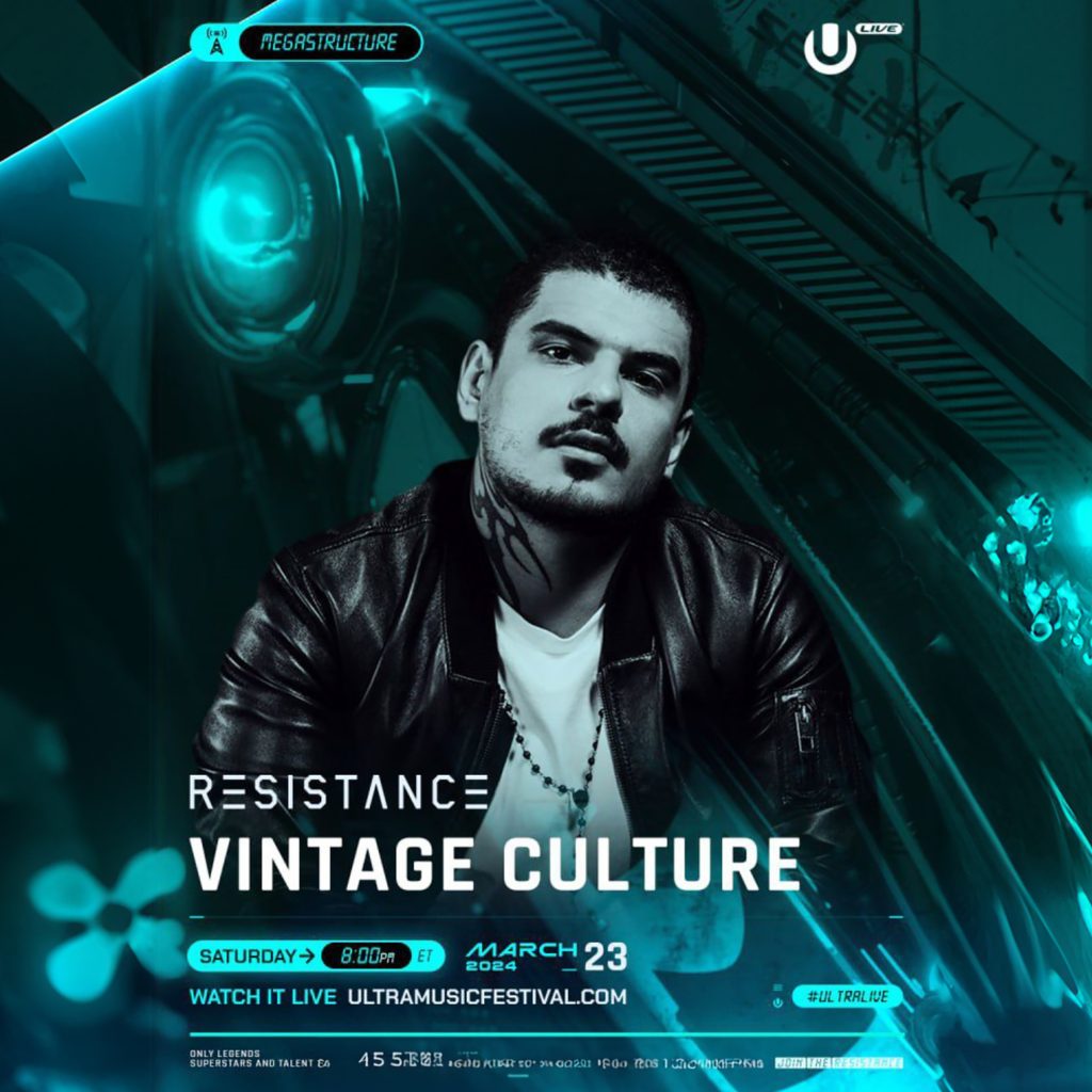 Melodic Techno DJ Mix Vintage Culture Ultra Miami 2024